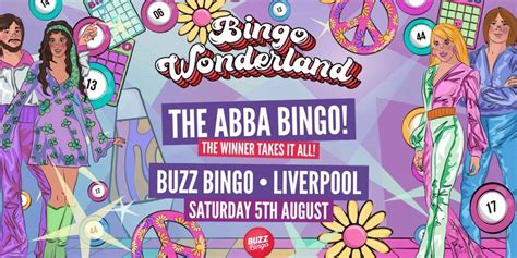 Abba Bingo Wonderland Liverpool Tickets On Saturday 5 Aug Bingo
