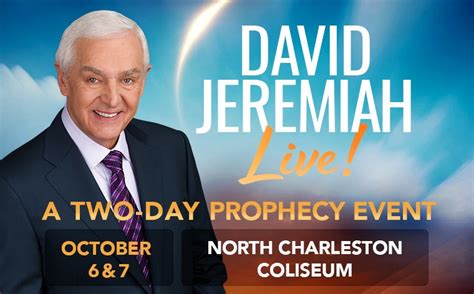 Dr David Jeremiah Live North Charleston Coliseum And Performing Arts