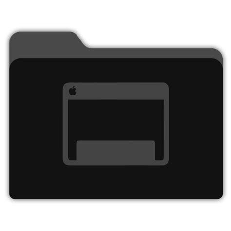 Desktop Black Folder Icon 1024x1024px Ico Png Icns Free Download