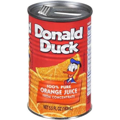 Disney Donald Duck 100 Pure Orange Juice 55 Fl Oz 6 Count