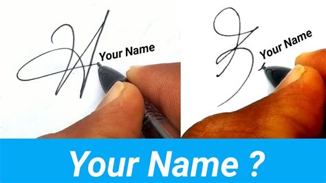 How To Make A Stylish Signature For Your Name How To Draw Signature De Signature Ideas Otosection