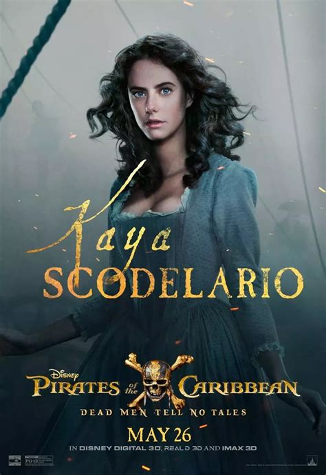 Kaya Scodelario En El Cartel De Piratas Del Caribe Cine Farandulero