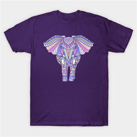 Pretty Tribal Elephant Art Elephant T Shirt Teepublic