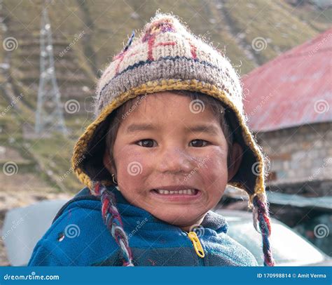 Kids At Spiti Valley Editorial Stock Image Image Of Centileve 170998814