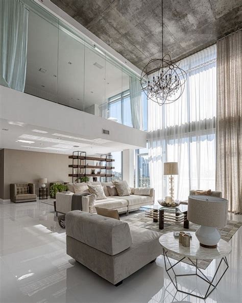 See more ideas about house interior, house design, home. Interior: Elegant High Ceiling Living Area Interior With ...