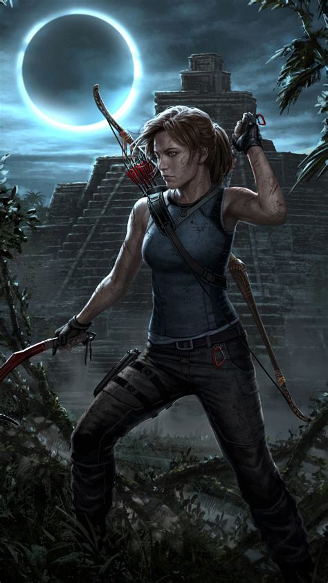 1080x1920 Lara Croft Shadow Of The Tomb Raider 4k Iphone 7,6s,6 Plus ...