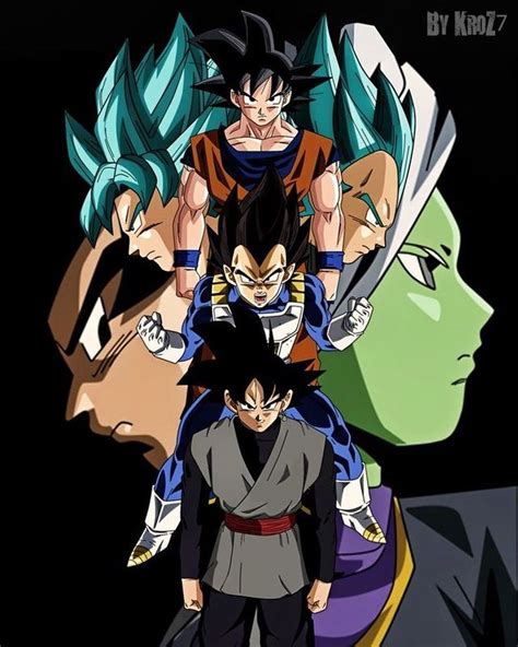 Super dragon ball heroes is a japanese original net animation and promotional anime series for the card and video games of the same name. Dragonball Super - Heroes & Villains | Black goku, Dragon ...