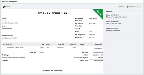 Sekian pengajuan proposal penawaran kerjasama ini kami sampaikan. Penawaran, Pesanan Penjualan dan Pesanan Pembelian di ...