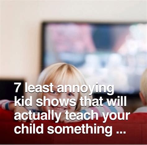 💥 7 Least Annoying Kid Shows That Will Actually Teach Your Kids