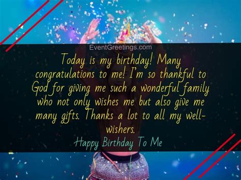 Happy Birthday To Me Quotes Birthday Wishes For Myself With Images
