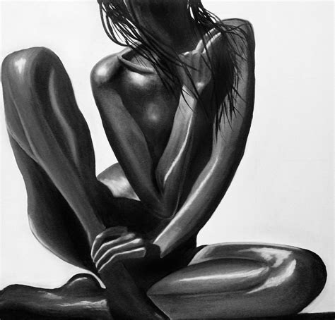 Black Woman Art Erotic Nudity Extra Large Wall Art Nude Woman Etsy