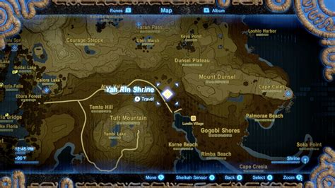 Zelda Breath Of The Wild Guide Yah Rin Shrine Location And Puzzle