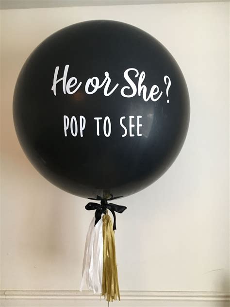 Gender Reveal Balloon Pop To Find Out If Baby Boy Or Girl Gender