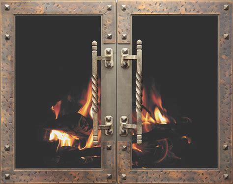 Stoll Rustic Style Vintage Collection Fireplace Doors For Existing