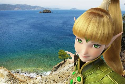 Liya Dragon Nest Dragon Nest Highres 3d Blonde Hair Elf Green