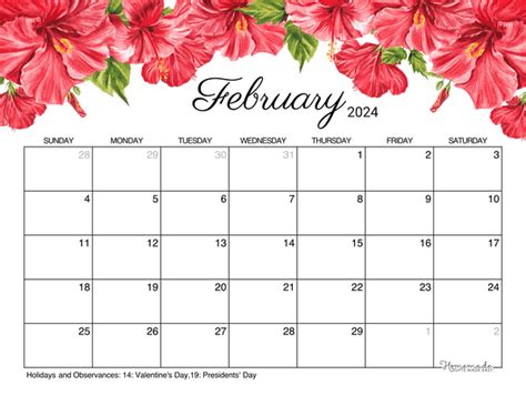 Calendar 2024 Printable Flowers 2024 Calendar Printable