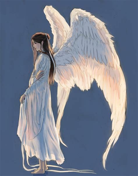 Ruthie Uncle Wang On Twitter In 2021 Wings Drawing Angel Art Drawings