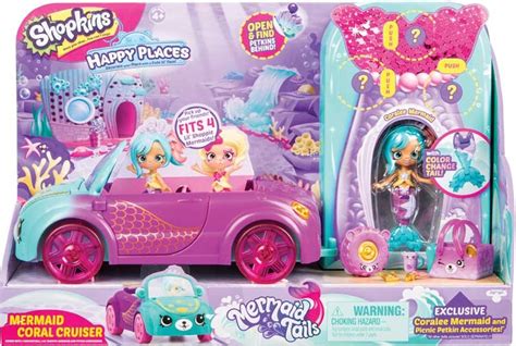Shopkins Happy Places Mermaid Tails Coral Cruiser Playset Wholesale