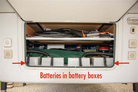 Fifth Wheel Rv Battery Boxes In Basement Battery Bank Solar Battery