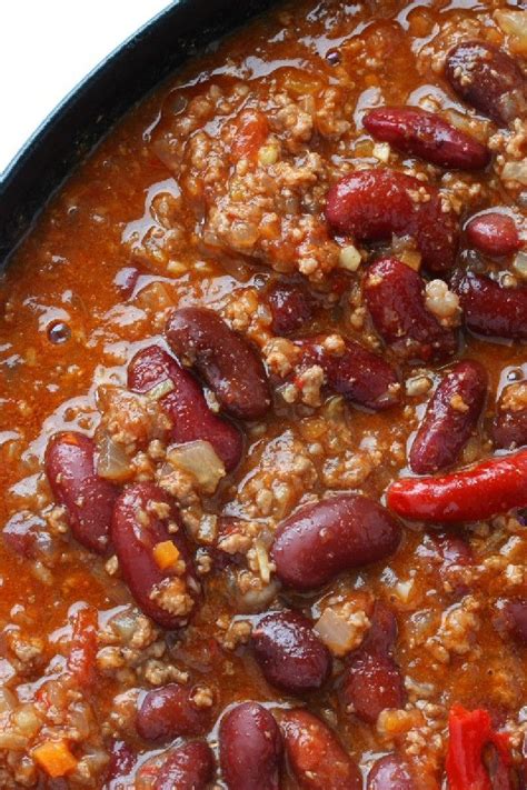 Add the spices and beef as directed. Recipe including course(s): Entrée; and ingredients: chili ...