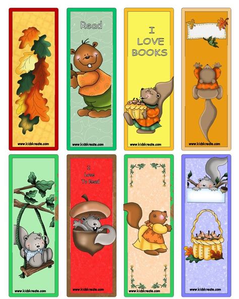 Free Printable Bookmarks For Children Free Printable Pinterest