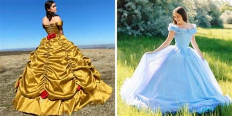 Fan Goes Viral For Creating Real Life Disney Princess Gowns Inside