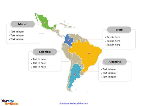 27 Map Of Latin America Blank Maps Database Source