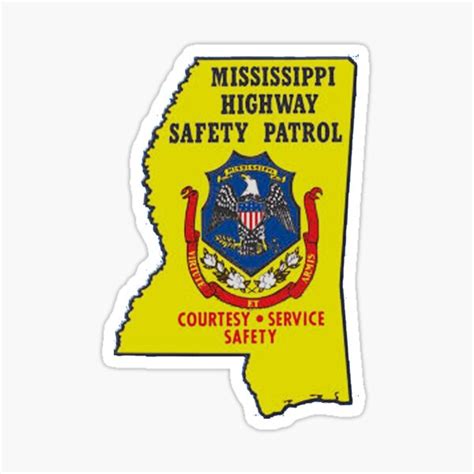 Mississippi Highway Patrol Sticker For Sale By Lawrencebaird Redbubble