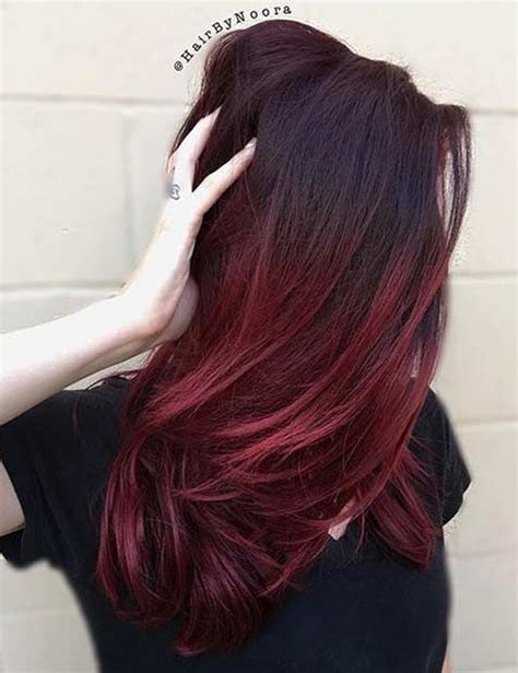 21 Amazing Dark Red Hair Color Ideas с изображениями