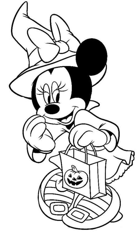 Free Printable Disney Halloween Coloring Pages Coloring Home