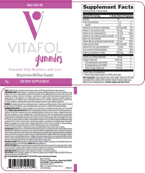 Vitafol® Gummies Prenatal Supplement With Iron