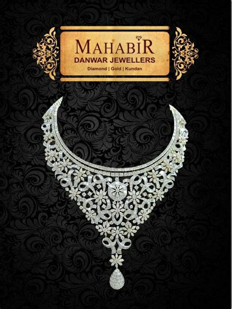 bridal collection of mahabir danwar jewellers kolkata bridal diamond necklace diamond