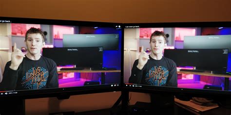 Calibrating My Displays With Linus These Monitors In The Background