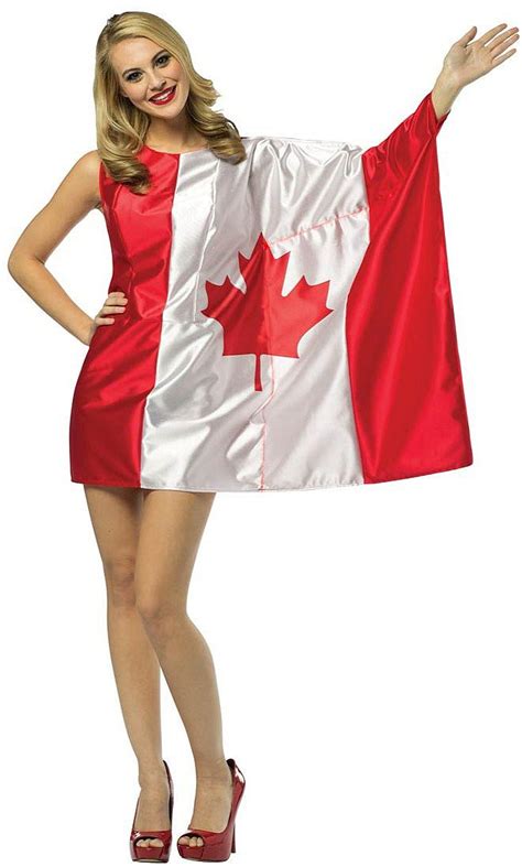 Costume Drapeau Canadien Costumes Canada Canada Costumes