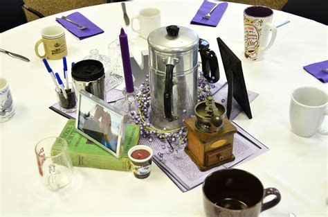 Coffee Themed Bridal Shower Decor Purple And Silver Bridal Shower