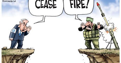 Cartoonist Gary Varvel: The Israel, Hamas cease fire