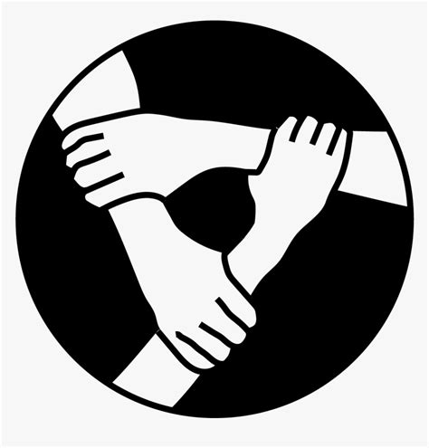 Three Hand Holding Logo Hd Png Download Kindpng
