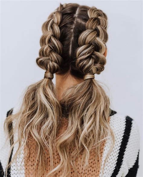 Cute And Easy Summer Hairstyles For Double Dutch Braid