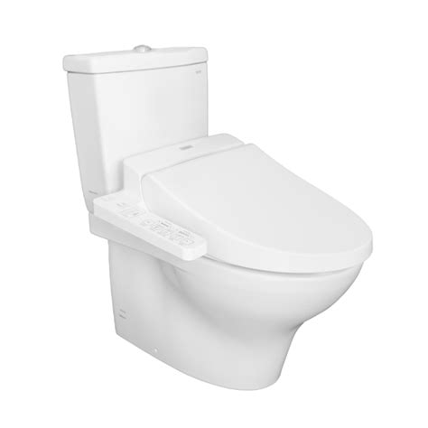 Toto Close Coupled Toilet And Elongated Washlet W Side Control