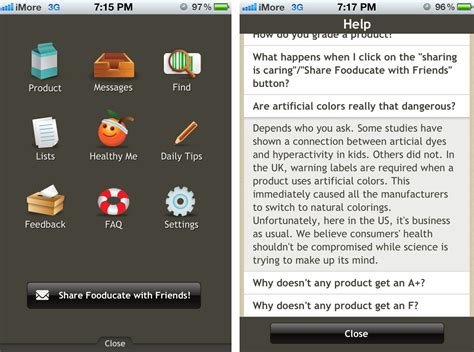 Fooducate Review Best Food Rating App For Iphone Imore