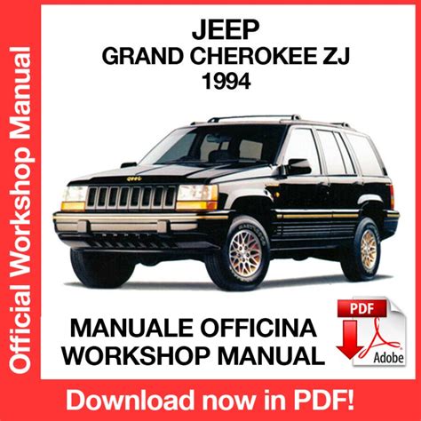 Workshop Manual Jeep Grand Cherokee Zj 1994 En