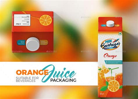 Orange Juice Packaging By Plexadesigns Graphicriver