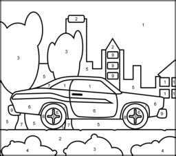 Muscle car coloring pages ]. Vehicles Coloring Pages