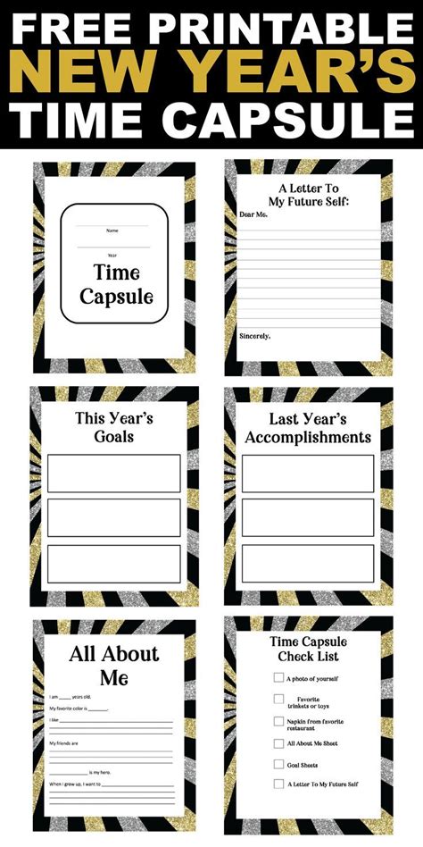 Free Time Capsule Printables Printable Word Searches