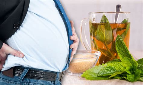 Stomach Bloating Prevent Trapped Wind Pain With Mint Tea In Diet