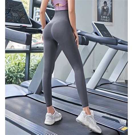 high waist yoga pants shrink abdomen gym fitness leggings rich and boasty