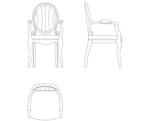 Outdoor Armchair Cad Block Chairs Dwg Free Cad Blocks Download