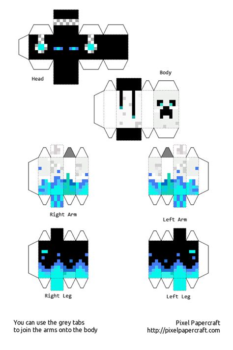 He does one point of damage punching and can collect anything that isn't ores/stone, foliage. My skin in papercraft (easier) | Deco fiestas | Pinterest | Brinquedos de papel, Idéias de festa ...