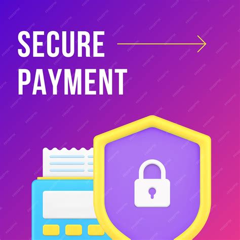 Premium Vector | Secure payment banking guarantee financial service