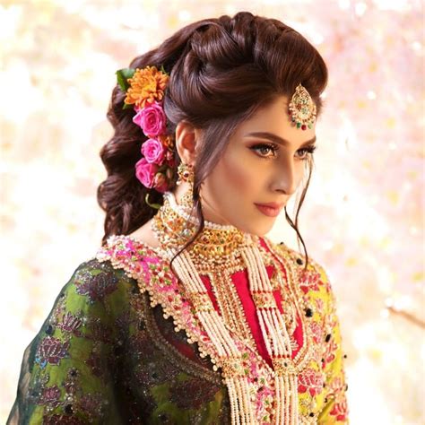 latest beautiful bridal photo shoot of ayeza khan for salon reviewit pk